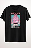 Erkek Siyah Sailor Moon Streetwear T-Shirt - Ds1346