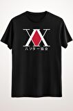 Erkek Siyah Hunter X Hunter Symbol Tshirt Ds1451