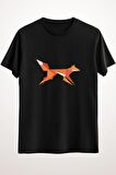 Erkek Siyah Fractal Geometric Fox - Ds1768