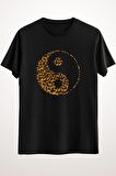 Erkek Siyah Yin Yang Leopard - Ds2130