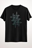 Erkek Siyah Geometric Shapes Gradient - Ds2237