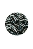 Uzun Boru Kesme Boncuk Çap 2mm Uzunluk 10 mm - 60 Gram - Siyah Beyaz - BNC290