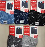  48 ERKEK KARIŞIK DESENLİ BATTAL BOXER 3 ADET