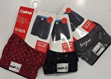  43 ERKEK HAVLU BEL DESENLİ BOXER 3 ADET