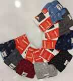  43 ERKEK HAVLU BEL DESENLİ BOXER 12 ADET