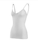  2225 Kadın İP ASKILI MODAL V YAKA DANTELLİ ATLET TEKLİ