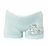 KOTA 3409 KIZ ÇOCUK RENKLİ BASKILI BOXER 6 ADET