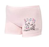 KOTA 3409 KIZ ÇOCUK RENKLİ BASKILI BOXER 6 ADET