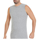  14 ERKEK RİBANA SIFIR KOL BİSİKLET YAKA ATLET 6 ADET