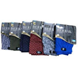 BERRAK 4497 ERKEK MODAL DESENLİ BOXER 6 ADET