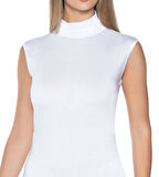  2295 KADIN LİKRALI SIFIR KOL BALIKÇI YAKA ATLET TEKLİ