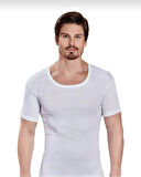 BERRAK 1002 ERKEK KISA KOL BİSİKLET YAKA ATLET TEKLİ 