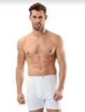 JİBER 102/108 ERKEK %100 PAMUK PAÇALI BOXER TEKLİ