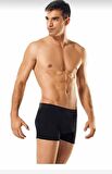 TUTKU 0114 ERKEK LİKRALI BOXER ŞORT TEKLİ
