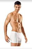 TUTKU 0114 ERKEK LİKRALI BOXER ŞORT TEKLİ