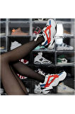 M2k Tekno Leather Unisex Reflector 2 COLLECTİON Sneaker Deri Beyaz Spor Ayakkabı
