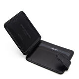Pierre Cardin Siyah Unisex Deri Kartlık 0510