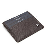 Pierre Cardin Kahve Floater Unisex Deri Kartlık 046A42