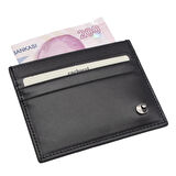 Cacharel Siyah Analin Unisex Deri Kartlık 0244A55