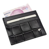 Cacharel Siyah B.Kroko Unisex Deri Kartlık 0244B7K