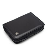 Cacharel Siyah Analin Unisex Deri Cüzdan 24375A55