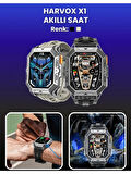 Harvox Watch X1 Pro Saat Iphone ve Android Tüm Telefonlara Uyumlu 100GÜN Sarj Süreli Akıllı Saat