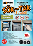 Pratik - Hazır Sineklik 80 X 150 Cm (Sök Tak) Pencere Sinekliği