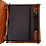 Kalem Ve Termo Deri Defter Set