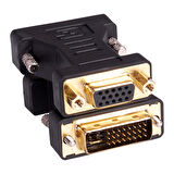 DVI DİŞİ 24+5 PİN -VGA 15 PİN ERKEK DÖNÜŞTÜRÜCÜ (4767)