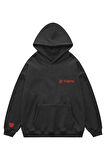Unisex je  t'aime Sweatshirt Kapşonlu Hoodie