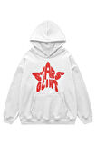 Unisex Stars Glint Sweatshirt Kapşonlu Hoodie