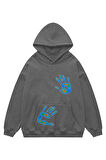 Unisex Thermal Hands Sweatshirt Kapşonlu Hoodie