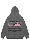 Unisex Porsche 911 Sweatshirt Kapşonlu Hoodie