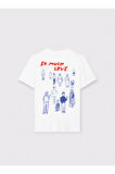 So Much Love Baskılı Bisiklet Yaka Basic Trend Kadın T-shirt