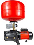 Jet-100 24 Litre Küre Tanklı Hidrofor Seti 4 Kat 4 Daire 1 HP 50 Metre Dik Su Basıncı