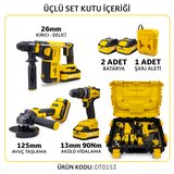 Akülü 3'lü Set DT01S3