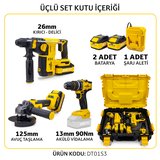 Akülü 3'lü Set DT01S3