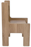Industrial Living 2 Kişilik Çocuk Masası – Ceviz MDF - Turuncu Çekmeceli