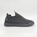 4224 Erkek Slip-On - Full Triko Örgü Termo Taban Sneaker Füme