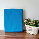  Ütü Masası Kılıfı Büyük Boy Ipli Stoperli Keçeli Örtüsü Bezi 55x140cm Premium Blue