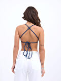 6968 KOT CROP-MAVİ