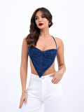 6968 KOT CROP-MAVİ