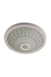 Nisaluce E-2002 Tavan Armatür 2 Girişli E27 Ampul Duylu 360° Hareket Sensörlü 5mt Algı Camlı Kafes