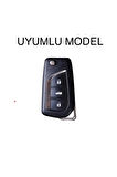 Toyota Corolla Auris Yaris Avensis Deri Anahtar Koruma Kılıfı Ve Örgü Anahtarlık