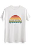 Erkek Beyaz Uplifting Retro Sun Vintage Be Kind Happy Positive Gift