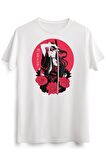 Erkek Beyaz Katana Vıctorıa T-shirt