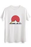 Erkek Beyaz Minimalist Mountain