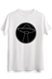 Erkek Beyaz Black And White Ufo Turned On Their Laser From Space