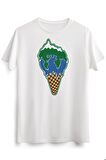 Erkek Beyaz Melting Earth