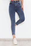 Süper Likra Kot Pantolon Buzmavi2 - 9815.1431.